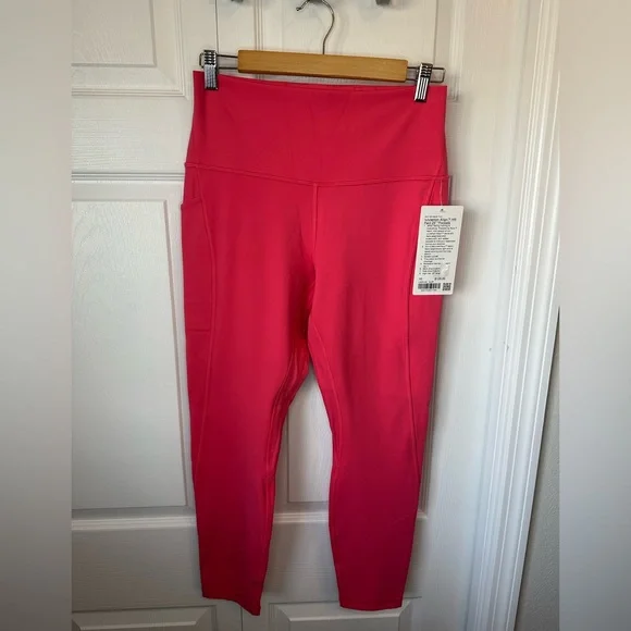 NWT Lululemon Align High-Rise Pant with Pockets 25" Glaze Pink Sz.10 - Picture 6 of 8
